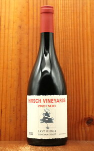 �n�[�V�� ���B�����[�Y �C�[�X�g ���b�W �s�m �m���[�� 2022 �N�Y�킸��160�P�[�X �W�F�[���X �T�b�N�����O���ق�96�_��USA TOP 100 WINES 2025�ɂđ�6��HIRSCH VINEYARDS �gEast Ridge�h Pinot Noir Sonoma Coast [202
