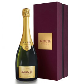 【豪華箱入り】 クリュッグ シャンパーニュ グラン キュヴェ ブリュット 蔵出し AOCシャンパーニュ 正規代理店輸入品 750mlKRUG Grand Cuvee Brut Champagne AOC Champagne DX Gift Box【eu_ff】
