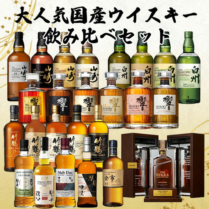 楽天市場】【飲み比べセット】大人気国産 ウイスキー 飲み比べセット 