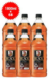 【送料無料 6本セット】ブラックニッカ クリア 1800ml×6本 ケース[6本入り]ブレンデッド ウイスキー ニッカウイスキー 正規品 1800ml 37％ 大容量BLACK NIKKA CLEAR BLENDED WHISKY