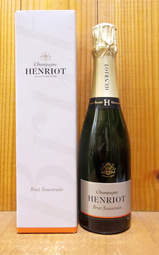 アンリオ シャンパーニュ ブリュット スーヴェラン AOC シャンパーニュ アンリオ ギフト箱 箱付 ハーフサイズ 375ml 白 泡 シャンパン  フランスChampagne Henriot Brut Souverain (gift box) AOC Champagne【eu_ff】 | 