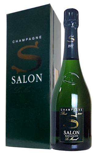 【送料無料】【箱入】サロン シャンパーニュ ブラン ド ブラン ミレジム 2007 正規 フランス AOCミレジム シャンパーニュ 白 ワイン 辛口  泡 シャンパン 750ml (サロン シャンパーニュ)SALON CHAMPAGNE BLANC DE BLANCS (Le Mesnil) Brut  
