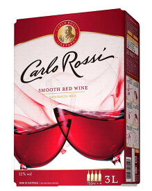 【8箱ご購入で送料無料】カルロ ロッシ オーストラリア レッド 3,000ml バッグ イン ボックス ワイン（業務店向け大型サイズ) 辛口 E&J ガロ ワイナリー(8本で送料無料)Carlo Rossi California Red B.I.B (Box Wine) Gallo Winery