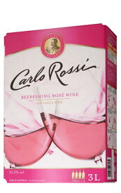 【8箱ご購入で送料無料】カルロ ロッシ オーストラリア ロゼ 3,000ml バッグ イン ボックス ワイン（業務店向け大型サイズ) E&J ガロ ワイナリー (8本で送料無料)Carlo Rossi Australia Rose B.I.B (Box Wine) E&J Gallo Winery【wineuki_CRC】