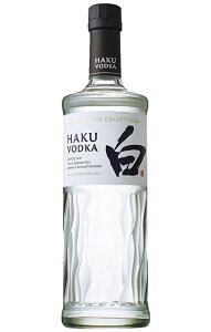 �y���K�i�z�T���g���[ �N���t�g �E�H�b�J HAKU(��) �W���p�j�[�Y �N���t�g �E�H�b�J �n�[�h���J�[ ���Y�E�C�X�L�[ ���{�E�C�X�L�[ 700ml 40��SUNTORY CRAFT VODKA HAKU JAPANEASE CRAFT VODKA 700ml 40%