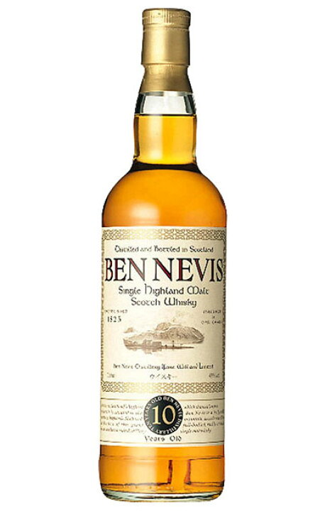 楽天市場】【正規品】ベン ネヴィス 10年 ハイランド シングル モルト BEN NEVIS 10年 ハイランドシングルモルトウイスキー 750ml