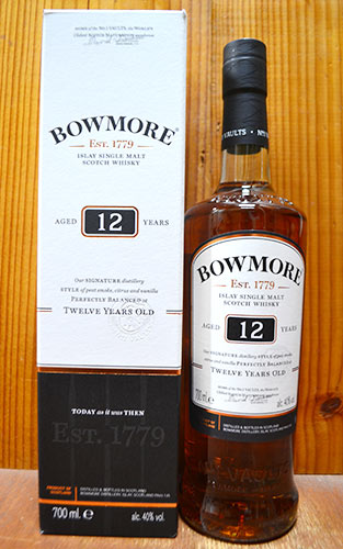 【箱入 正規品】ボウモア 12年 アイラ シングル モルト スコッチ ウイスキー 700ml 40％ whisky_YBW12 |  うきうきワインの玉手箱