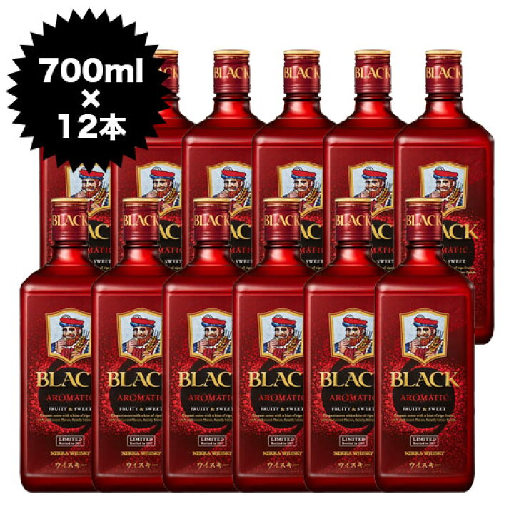 楽天市場】【送料無料】【正規品 12本セット】ブラックニッカ アロマ 