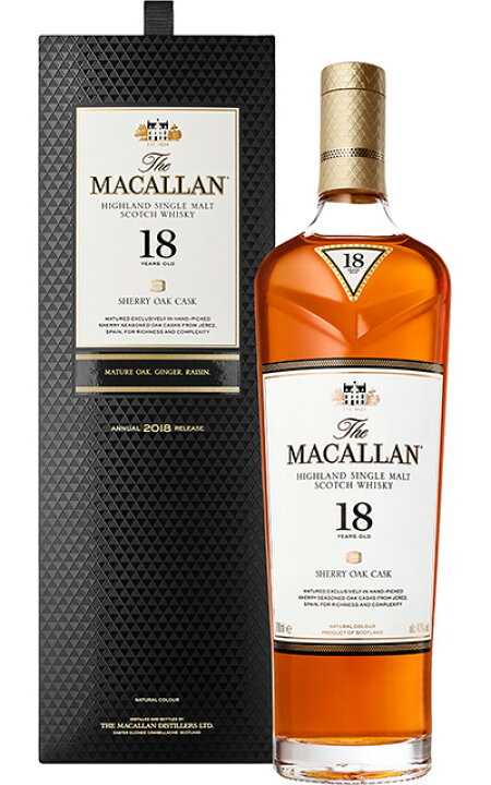楽天市場】【正規品 箱入】【新ラベル】ザ マッカラン 18 年もの 