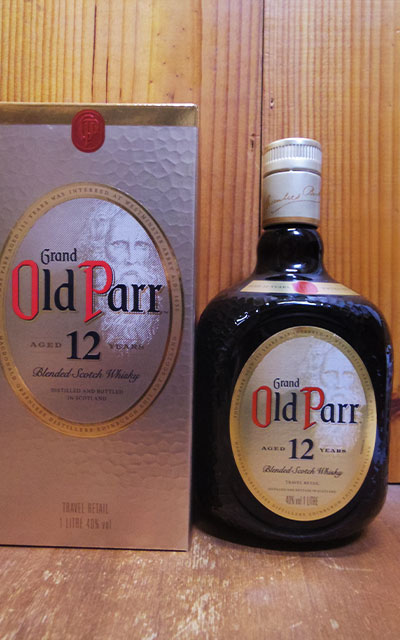 オールド パー1L(1000ml) 12年 ブレンデッド スコッチ ウイスキー 玉無 箱付 40％<br>Old Parr 12year 1L