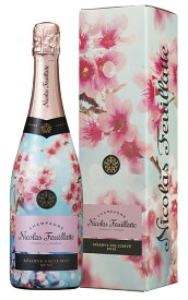 【ギフトボックス入り】ニコラ フィアット シャンパーニュ ロゼ ファースト ブルーム オブ サクラ SAKURA レゼルヴ エクスクリューシヴ ロゼ サクラ ラベル 正規品Nicolas Feuillatte Champagne Rose 1st Bloom of “SAKURA” (Reserve Exclusive Rose)