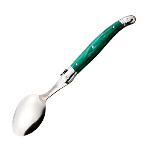 ���M�I�[���@�e�[�u���X�v�[���@�O���[��Laguiole Table Spoon Green
