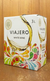 ヴィアヘロ ホワイトワイン 白 3L (3,000ml) バッグ イン ボックス (チリ産白ブドウ使用) (トンプソン種、シャルドネ種、ソーヴィニヨン ブラン種、ペドロヒメネス種他) 辛口 白 ビッグサイズVIAJERO WHITE 3L BIB 12.5%