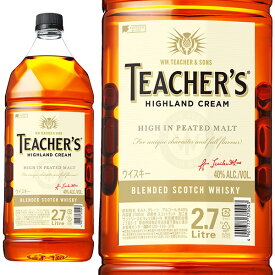 【正規品】ティーチャーズ ハイランド クリーム ブレンデッド スコッチ ウイスキー 正規代理店輸入品 2700ml 40％teacher’s highland cream blended scotch whisky 2700ml 40%