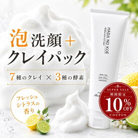 【10%OFFクーポン配布中】HADA NO KOE ハダノコエ ミネラルリッチクレイウォッシュ 洗顔 クレイ洗顔 クレイパック 泥洗顔 酵素洗顔 毛穴 角質 くすみ くちゃ クレイ 7種のクレイ 海洋深層水