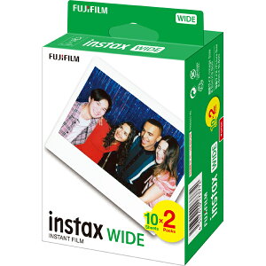 CX^gJ[tB INSTAX WIDE CX^bNX Ch `FLWIDEp 2P 20 2pbN 10B×2pbN v20B xmtC