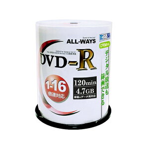 CPRMΉ DVD-R@1-16{@100 XshP[X ACPR16X100PW
