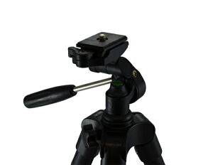 Fotopro三脚4段小型3WAY雲台アルミ製DIGI-204BK