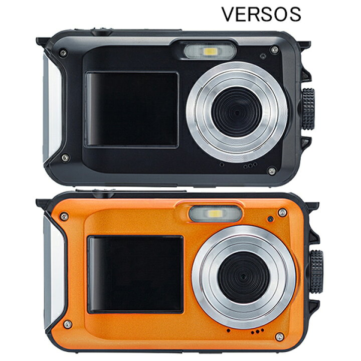楽天市場】VERSOS ベルソス 防水防塵 デジタルカメラ ブラック W150-VS 