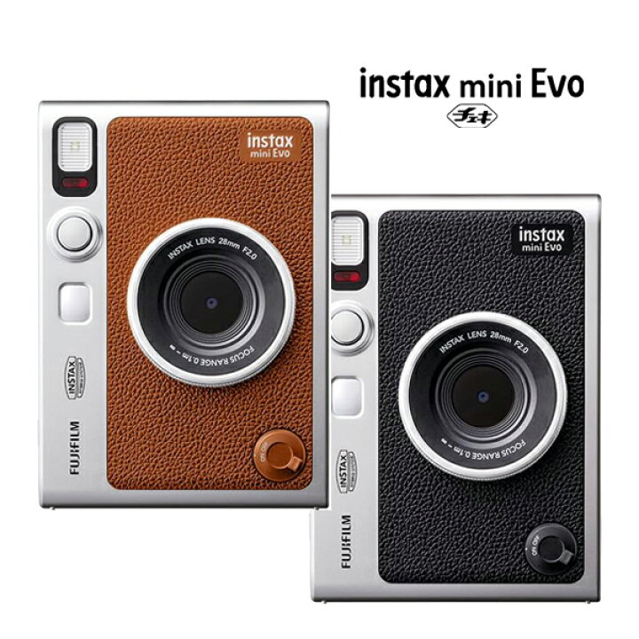 楽天市場】ハイブリッドインスタントカメラ チェキ instax mini Evo 