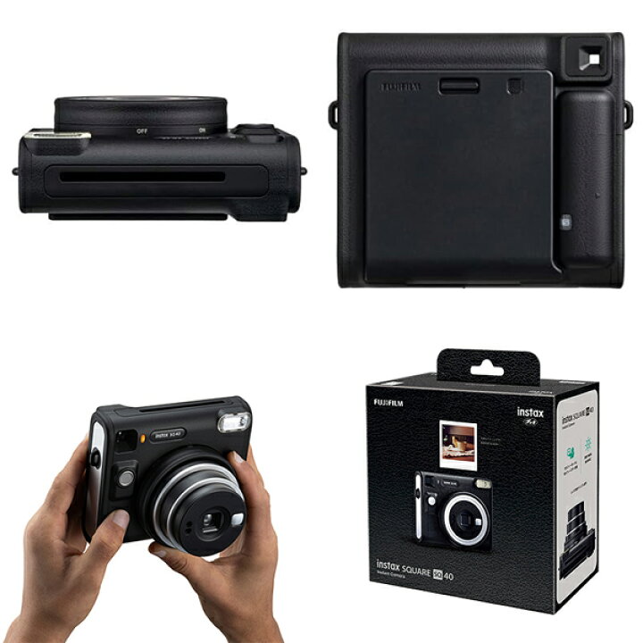 楽天市場】インスタントカメラ チェキスクエア instax SQUARE SQ40 