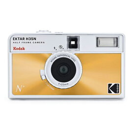 ハーフサイズフィルムカメラ 本体 35mm フィルム 電池 セット EKTAR H35N Half Frame Camera KODAK 全6色 KODAK GOLD200 カラーネガ フイルム 36枚撮り アルカリ電池 単4形 2本セット おしゃれ かわいい 送料無料