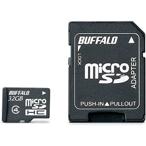 microSDHCJ[h hdl Class4Ή SDϊA_v^[t 32GB RMSD-BS16GAB BUFFALO