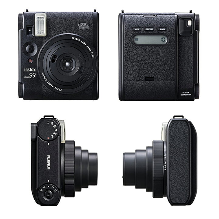 楽天市場】チェキ instax mini 99 ブラック 本体 & チェキフイルム30枚 
