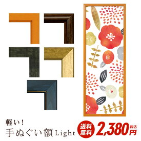 ランキング受賞 手ぬぐい 額 ライト 手拭い 額縁 900×320mm 全5色 ブラウン2/ブラック/ゴールド2/キャメル/ダークブルー(手ぬぐいは付属しません)【送料無料】【同梱不可】（ピンク完売）（グリーン完売）