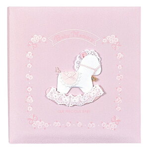 【刺繍名入れ対応※別途料金】【受発注品】ナカバヤシ フエルアルバム 誕生用 ベビーメモリー Lサイズ ア-LB-505