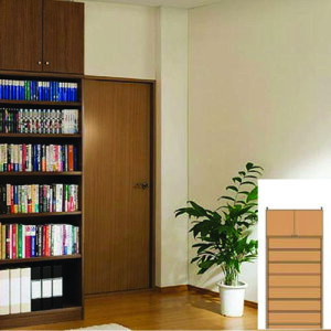 つっぱり本棚 店舗大型リビング収納 大容量収納 G3 【オーダー収納】マガジン 模型収納に 大型リビング収納 耐荷重本棚 奥行40cm高さ232〜241cm幅81〜90cm タフ棚板(厚さ2.5cm) 耐震対策書棚 本