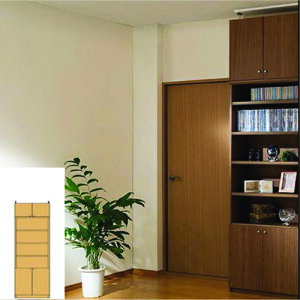 扉付き書庫 塾天井つっぱり壁面書庫 大容量書庫 G3 【オーダー書庫】レコード 作品収納に 天井つっぱり壁面書庫 扉付き本棚 奥行31cm高さ208〜217cm幅45〜59cm 標準棚板(厚さ1.7cm) 扉付本棚 整