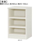 押入れ収納 高さ80cm幅45〜59cm奥行40cm厚棚板（棚板厚み2.5cm）絵本ラック 洗面所棚 幅1cm単位でオーダー 厚棚板ボード 押入れ収納