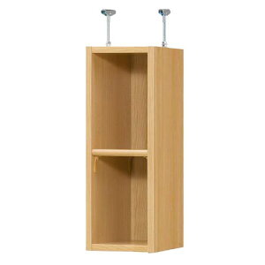 天井突っ張り棚 上棚(高さ調整可) 標準タイプ 高さ63〜72cm幅15〜24cm奥行29.5cm(本体奥行31cm用)文庫本収納 幅を1cm単位でご指定 クリスマス用品を片付け 天井突っ張り棚