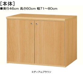 全面扉テレビ台 高さ60cm幅71〜80cm奥行46cm厚棚板（棚板厚み2.5cm） 両開き 全面扉付ダイニング家具 本棚 幅 75 cm 寸法 指定