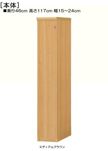 全面扉隙間収納 高さ117cm幅15〜24cm奥行46cm厚棚板(棚板厚み2.5cm) 片開き(左開き/右開き) 全面扉付子供部屋家具 本棚 幅 19 cm 寸法 指定