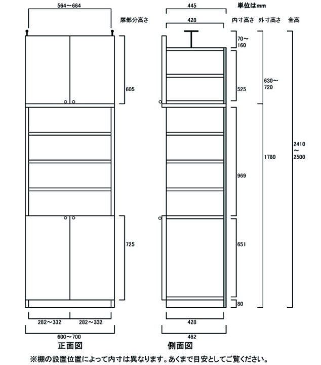 楽天市場】施設奥深オフィス壁収納 大型収納 耐荷重書庫 M3 【オーダー 