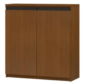 フラット扉オーダー本棚 高さ88.1cm幅71〜80cm奥行19cm厚棚板(棚板厚み2.5cm) 両開き フラット扉付学校棚 本棚 幅 75 cm 寸法 指定