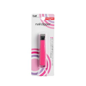 L KE-0609 DFj[X^_[hS ܐ؂ { ߂ cL STCY  XeX Xgbp[P[Xt sN Pink nail clipper qpi lCPA