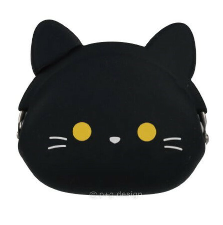 楽天市場】ピージーデザイン mimi POCHI Friends KURO 黒猫 クロネコ 