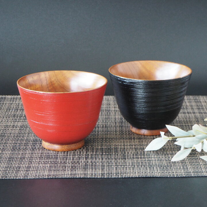 楽天市場 お椀 汁椀 刷毛目多用椀 お茶碗 マルチボール ボウル 木製 おしゃれ 夫婦 木製漆器 天然木 漆塗り 送料無料 ポイント消化 手作り品のセレクトショップwingle