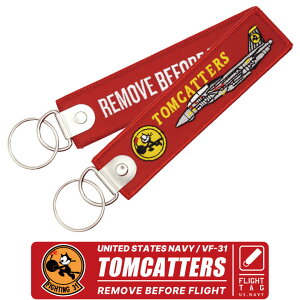 AJCR F-14 gLbg VFA-31 gLb^[Y ^O L[z_[ REMOVE BEFORE FLIGHT 31Us US NAVY RBF F14 퓬@ U@ ČR CR  TOPGUN gbvK f Flight Tag q ~