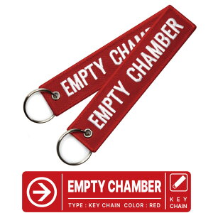 EMPTY CHAMBERL[`F[ L[z_[ ^O (1) J[ bh  REDeq }KW  Cg͋ł SmF SstCg^O Flight tag keychains@ qObY ~^[ goods AC
