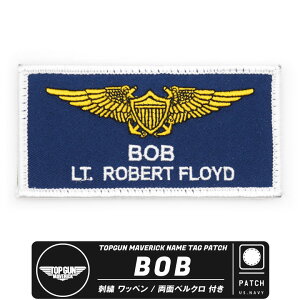 TOPGUN MAVERICK {u l[^O by hJ  xN t pb` gbvK }[FbN BOB NAMETAG VFA-51 AJCR NAVY l[ }[N ~^[gbvK }[xbN }