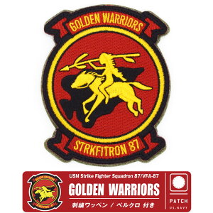 VFA-87 87퓬Us GOLDEN WARRIORS [X^[ by hJ  xN t pb` TOPGUN MAVERICK ROOSTER AJCR FA-18 SUPER HORNET NAVY }[N ~^[gbvK }[xbN 