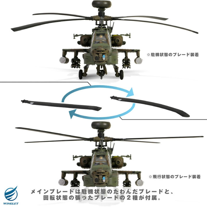 楽天市場】メタルプラウド ダイキャストモデル 1/72 AH-64D アパッチ 