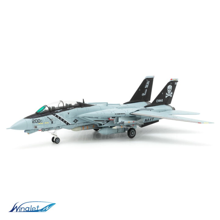 楽天市場】S14 エスワンフォー ダイキャストモデル1/144 F-14 A トム 
