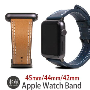�yApple Watch Series 9 �Ή��z Apple Watch �o���h ���U�[ �v 45mm / 44mm / 42mm / 49mm Ultra Series8 / Series7 / Series6 / SE / Series5 / Series4 / Series3 / Series2 Series1 �{�v SLG Design AppleWatch Italian Temponata Leather �A�b�v���E�H