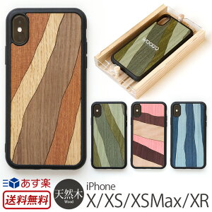 iPhone XS / iPhone X / iPhone XR / iPhone XS MAX ؐ n[hP[X WOOD'D Real Wood Snap-on Covers MONOCHROME for iPhone 10 S X}zP[X ACtH Jo[  uh iPhoneP[X ؖ VR  gуP[