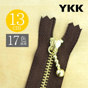 �y����10�{SET�z YKK���t�@�X�i�[�����S�[���h �ʕt���X���C�_�[ �~�� 13cm �y17�F�W�J�z